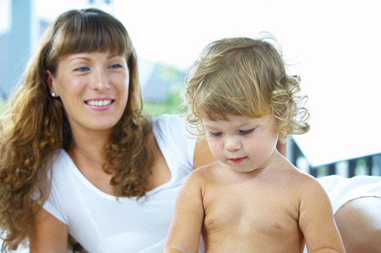 A family resemblance can make public situations a little easier