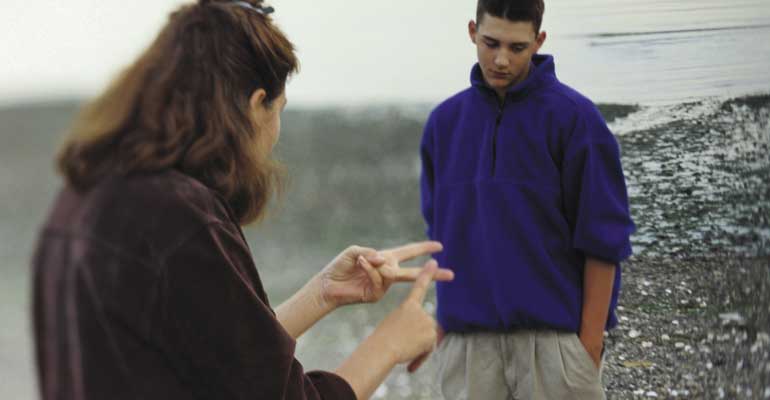 Adopted teens can sometimes pick fights