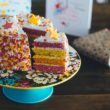 An adoption shower cake and gift