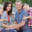 The Palmer family, who discuss their relationships with birth mothers of their children