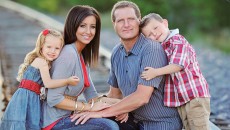 The Palmer family, who discuss their relationships with birth mothers of their children