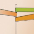 A sign post pointing in different directions, representing choice between adoption and surrogacy