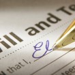 A pen writing a will and choosing a guardian for their child