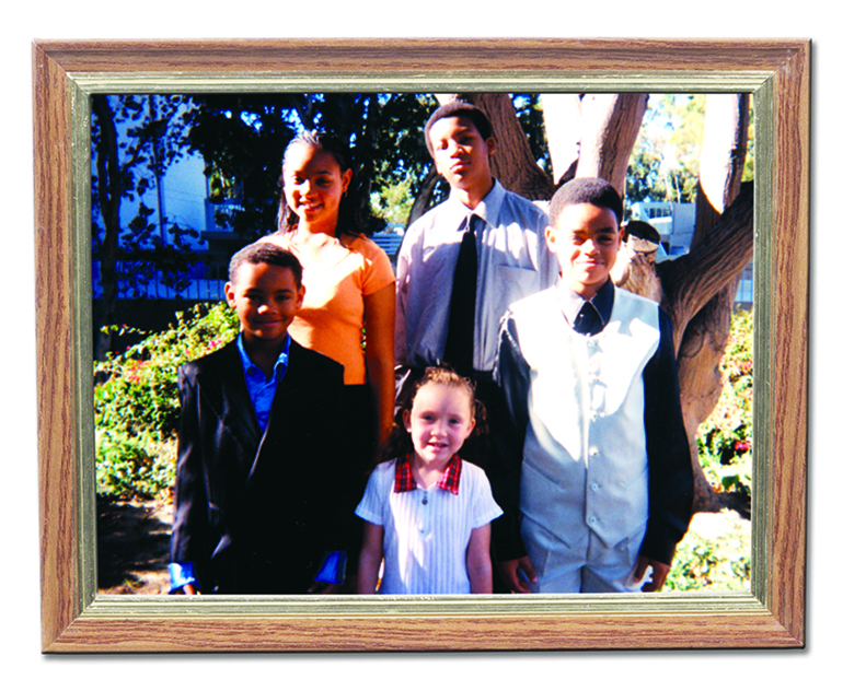 Loving transracial family