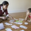 A single mother exploring financial help for single parents