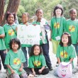 Children of various races enjoying a culture camp