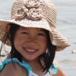 A young girl who joined her family through Hong Kong adoption