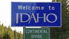 A sign for Idaho, where Idaho adoption laws apply