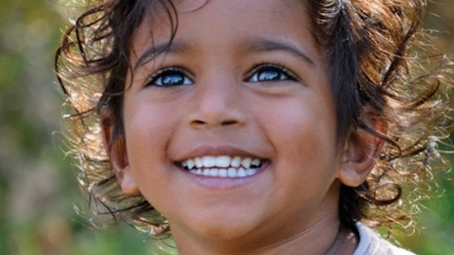 A child who joined his family via India adoption