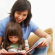 Reading children's books about adoption
