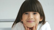 A girl who joined her family via Kazakhstan adoption