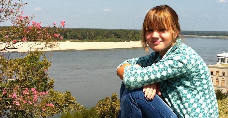 A child who joined her family through Latvia adoption