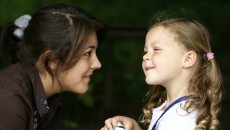 A young girl with language difficulties