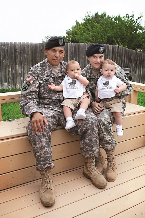 Martinez-military family-twins