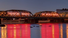 A bridge in Trenton, a city governed by New Jersey adoption laws