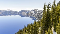 Crater Lake in Oregon, where Oregon adoption laws apply