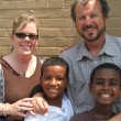 The Wells family, after the boys recovered from malnutrition