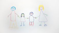 An illustration of adoptive families