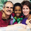 A family formed through transracial adoption