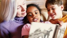 A mother teaches her daughter about her heritage