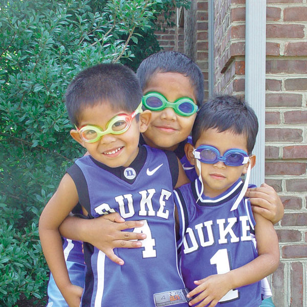 These boys love each other, biologically related or not.