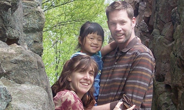 A family formed through international adoption