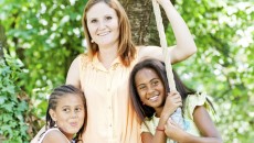 A multiracial family in the adoption community