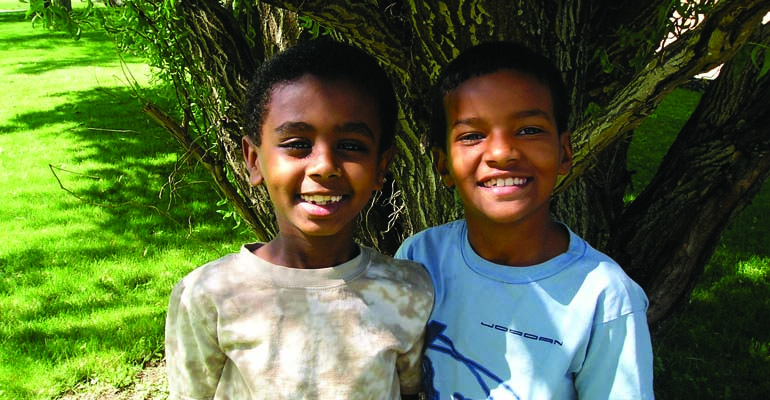 Two Ethiopian brothers