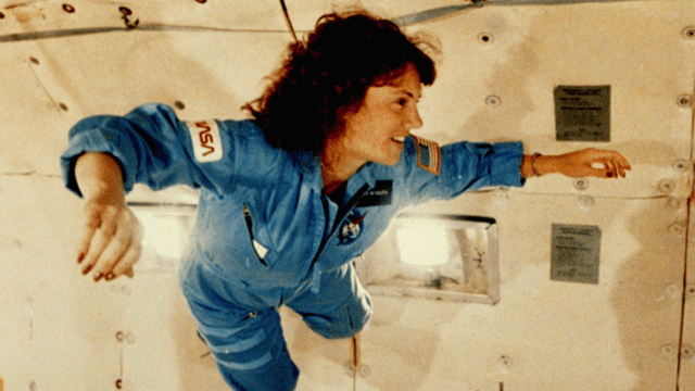 The author's imaginary birth mom, astronaut Christa McAuliffe