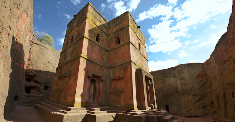 A church in Ethiopia, a tourist attraction parents can consider while calculating Ethiopia adoption cost