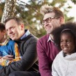 A happy family, after choosing foster adoption