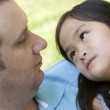A man who was initially afraid of adoption, happy with his daughter, adopted from China
