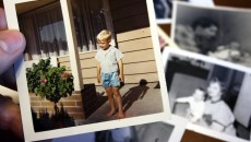Old photos of childhood memories