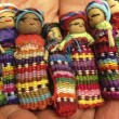 Worry dolls from Guatemala, where the book Mamalita takes place