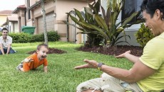 Two parents realizing adoption was the perfect way to form their family