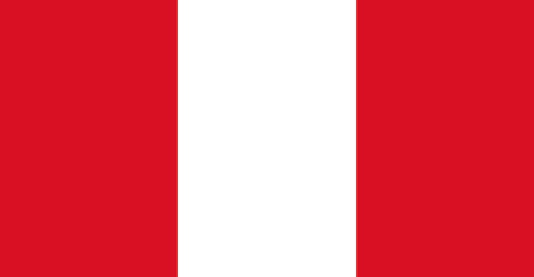 Flag of Peru, representing Peru adoption
