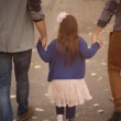 A happy family formed through gay family adoption