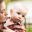 A mother who worries she is not bonding with her child