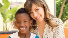 Jillian Lauren with her son, Tariku.