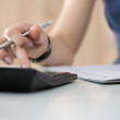 woman filing for the adoption tax credit