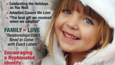 cover of the December 2016 issue of Adoptive Families magazine