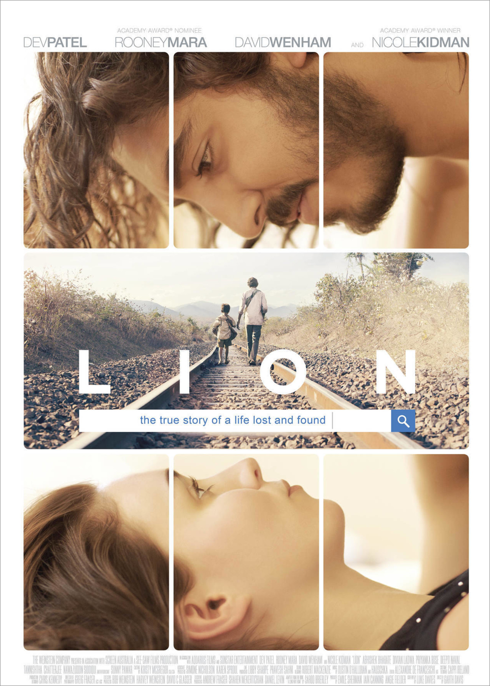 full poster for the adoption movie Lion