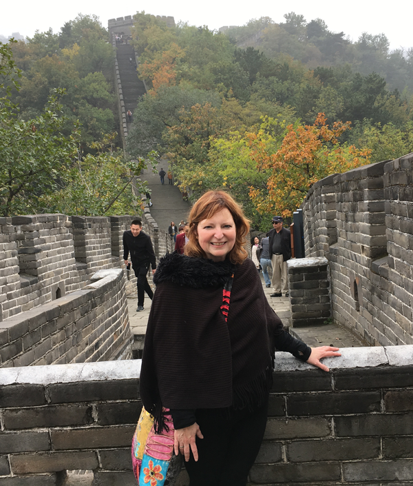 Author Michelle Paris on the Great Wall of China