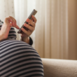 an expectant mother considering adoption researches her options