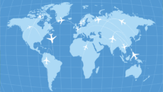 planes travel around the globe for international adoption, which continues to decline and face challenges