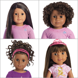diverse dolls and toys - American Girl dolls