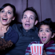 family watches an adoption movie they'll use to start adoption conversations at home