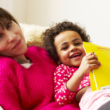 author Lauren McLaughlin and her daughter through adoption