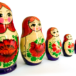 nesting dolls from Russia; though Russian adoption by U.S. citizens has been banned, Russian adoption is currently in the news