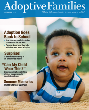 Adoptive Families magazine September 2017 issue cover